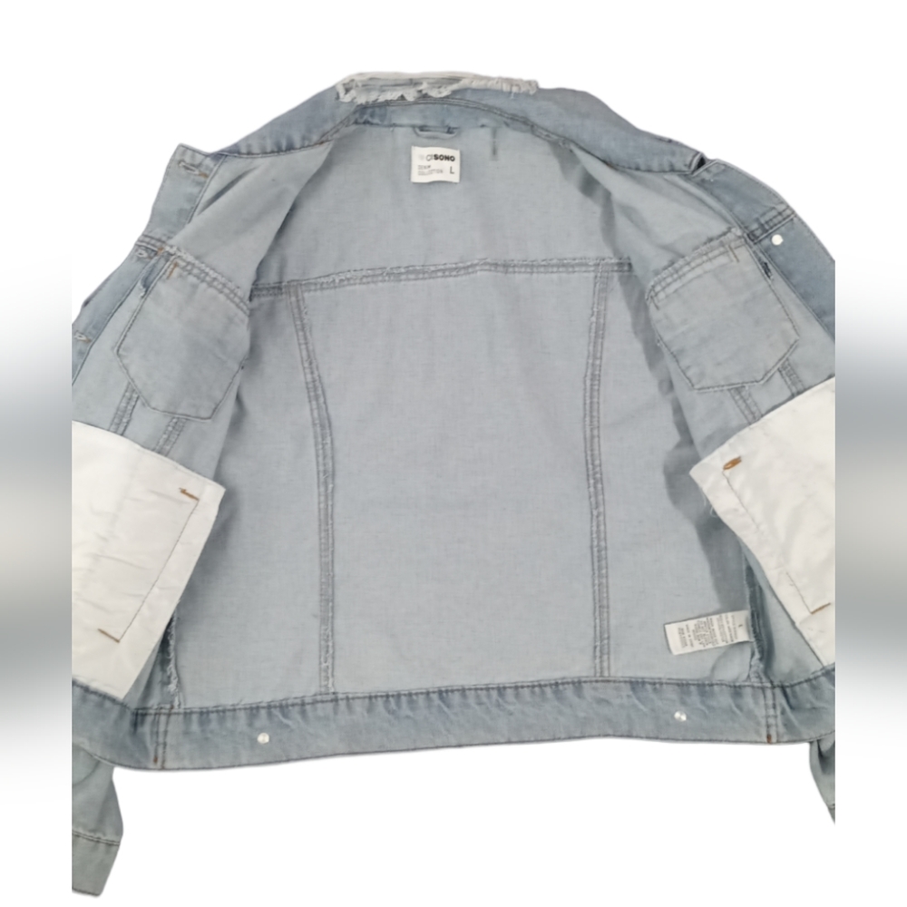 Ci Sono Denim Jacket Women's Large - Picture 8 of 10